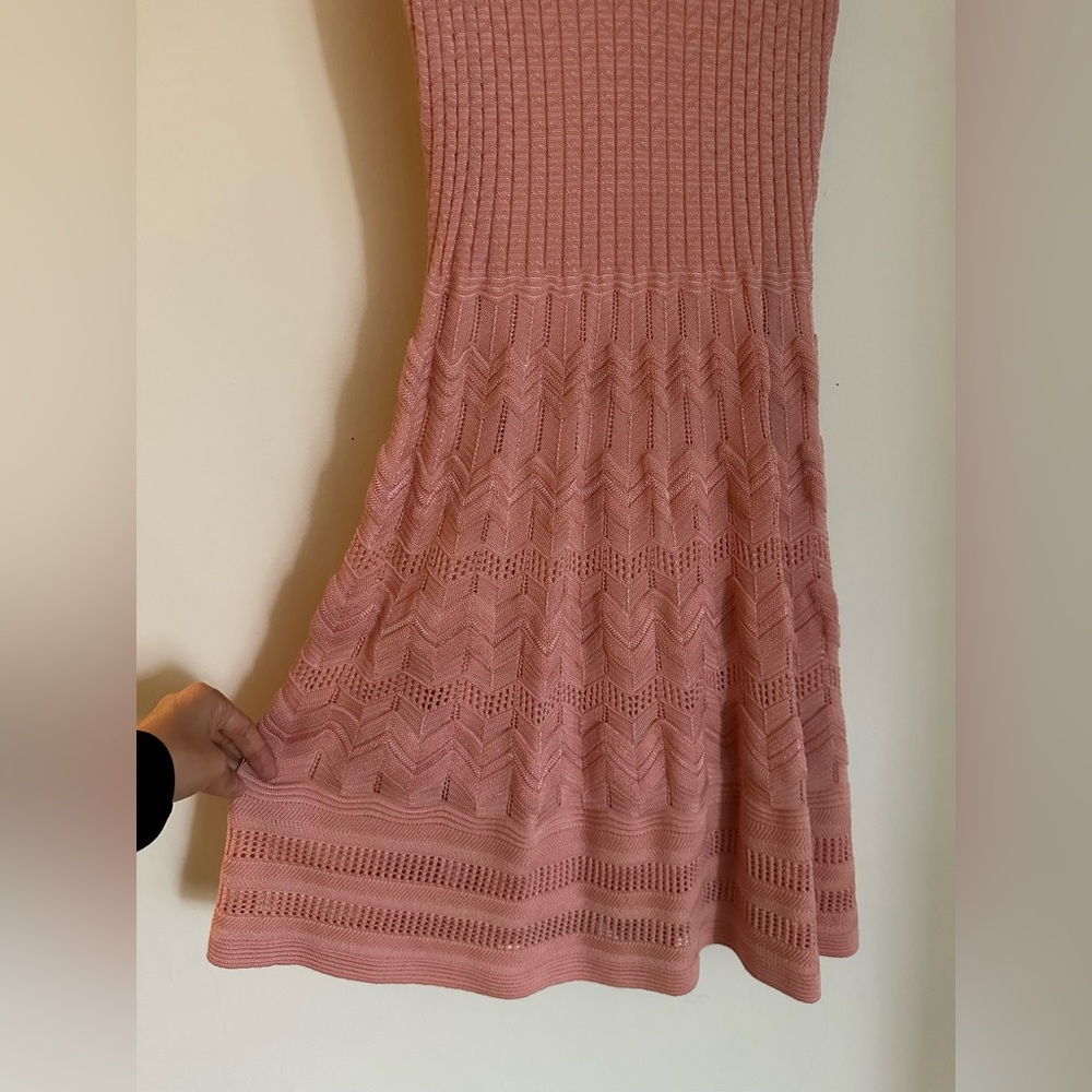 Missoni M Sleeveless Blush Pink Knit Dress - Size S - Picture 6 of 7